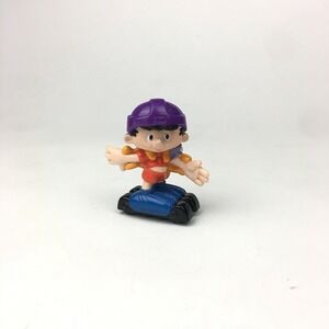 Bobbys World Plastic Wheeled Skating Toy Spider Webbly Doll on Back Vintage 1994